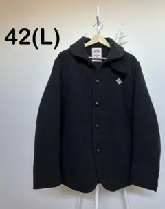 DANTON ウールモッサシングルジャケット 42(Lサイズ) ダークグレー