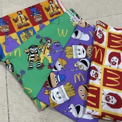 新品未使用　マクドナルド　ビンテージ　ハギレ