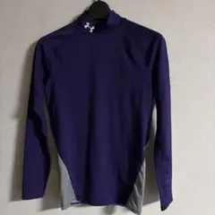 UNDER ARMOUR MD 紫 グレー アンダーシャツ