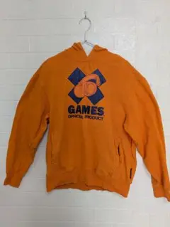 GAMES OFFICIAL PRODUCT パーカー オレンジ