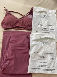 XEXYMIX 3点 レッド セパレートUV水着 水陸両用 ラップスカート L