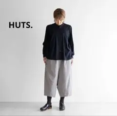 1708　Huis遠州織物みじんコールサルエルバルーンパンツコーデュロイ