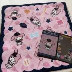 侍ジャパン×サンリオキャラクターズ　マイメロディ　タオルハンカチ　E賞　F賞