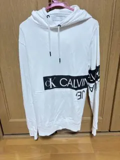 ちかこ様専用CALVIN KLEIN JEANS ホワイトパーカー M