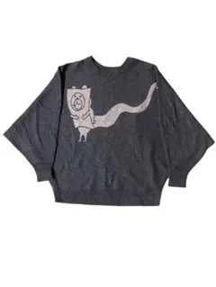 O/S ドルマンスリーブニット　scolar parity Mサイズ