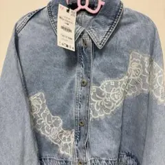 Riccimie 】総レース ジャケット テーラード 装飾ボタン 高級感 F 