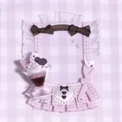 【硬質ケース】ホイップデコ　トレカケースデコ　量産型　平成女児　メイド服