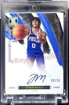 10枚限定 Tyrese Maxey Impe RC Gold Auto NBA