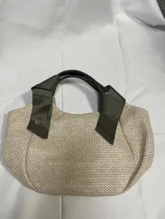【美品】アフタヌーンティー くり手リボントートバッグ