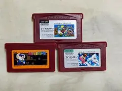 ゲームボーイアドバンス ゲームソフト3本セット
