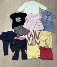 子供服80〜90cm まとめ売り11点baby GAP ユニクロ 西松屋 コムサ