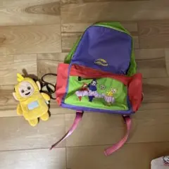 90's　ビンテージ　テレタビーズ ティンキーウィンキー　バックパック　未使用 Amazon.co.jp: ティンキーウィンキー テレタビーズ風 リュック