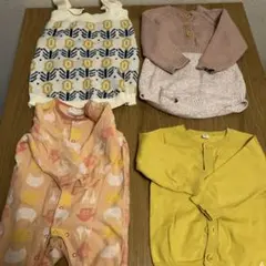 【まとめ売り】kid's zoo 動物柄ロンパースほか80〜90cm