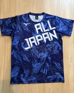 ミズノウェア ALLJAPAN 青