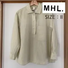 【MHL.】 レディース カジュアルシャツ コットンリネン