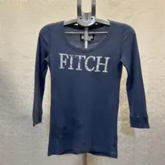 Abercrombie & Fitch ネイビー長袖Tシャツ M