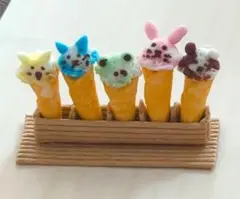 ミニチュアスイーツ　アニマル　アイスクリーム