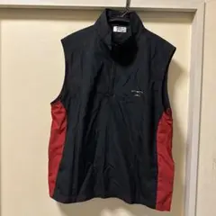 最安値⭐️Mizuno ZOID ハーフジップベスト L ブラック/レッド