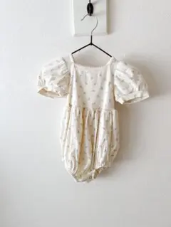 anneshirley フラワープリントロンパース