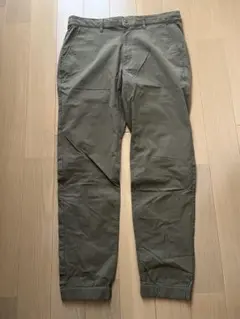 GU メンズ ジョガーパンツ M《カーキ》