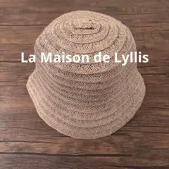 La Maison de Lyllis 麦わら帽子 ベージュ - メルカリ