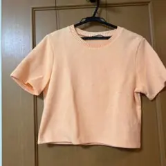 ZARA オレンジ　トップス
