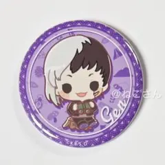 Dr.STONE あさぎりゲン キャンプ アウトドア トレーディング 缶バッジ