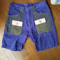 WILDTHINGS コーデュロイショートパンツ 紫