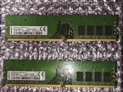 【美品】8GB×2枚 Kingston PC4-2666V メモリー 動作品