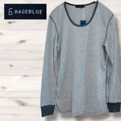 ✨新品タグ付き✨ RAGEBLUE レイジブルー ボーダー 長袖 カットソー Mのサムネイル