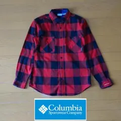 Columbia 赤/黒チェック ネルシャツ