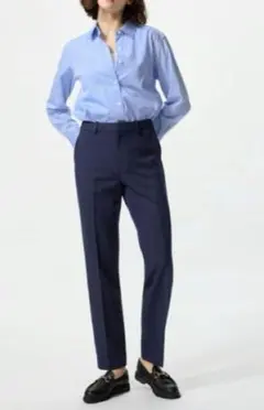 (美品)ユニクロ　感動スリムパンツ/丈長め大きめサイズ3XL