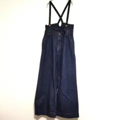 ラルー ジーンズ インディゴデニム オーバーオール コットン