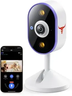 新品未使用　防犯カメラ 屋外・室内対応 1080PフルHDのサムネイル