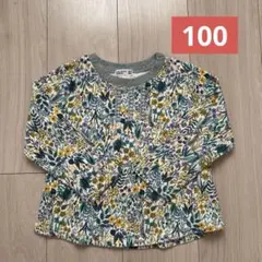 RAG MART 花柄 長袖カットソー 100