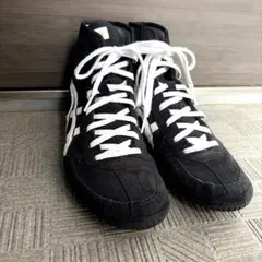 ASICS レスリングシューズ 26.0（ボクシング対応可）ブラック/ホワイトのサムネイル
