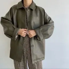 nokcha Original eco leather over jacket