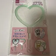 DAISO アクリルプロップス ハート型 グリーン 推し活グッズ,緑M-4666のサムネイル