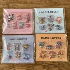 ナルミヤキャラクターズ　ぷっくりしーる　セブンイレブンシール　4種