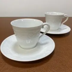 リチャードジノリ スープカップ&ソーサー 2客セット ペア ベッキオ