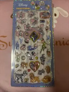 ディズニー　プチドロップステッカー　ピーターパン　ダンボ