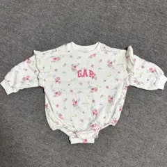 Gapロゴ　花柄ボディスーツ