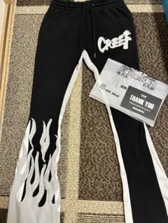 CREEF フレア スウェットパンツ グレー Mサイズ - メルカリ