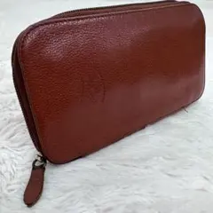 IL BISONTE レザー ラウンドファスナー 長財布 ブラウンのサムネイル