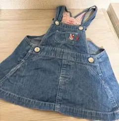 ミキハウス　ホットビスケッツ　70-80 ジャンパースカート