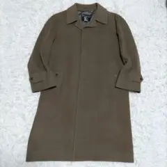 バーバリー　チェスターコート　カシミア　ロングコート　比翼ボタン