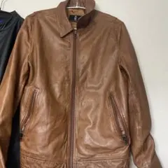 「超美品」R leathers ブラウンレザージャケット 羊革