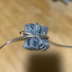 【未使用】ヘアアクセサリー　シフォン素材　リボン