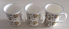 ミントンハドンホール花柄マグカップ 3個セット