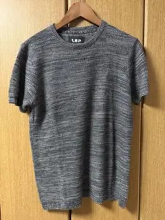 LHP メンズ ニット Tシャツ グレー　Sのサムネイル